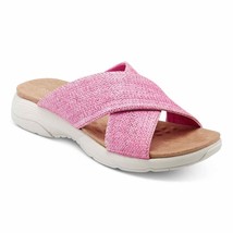 Easy Spirit Women Cross Strap Slide Sandals Taite 2 Size US 9.5M Dark Pink - £26.05 GBP