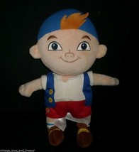 12&quot; Disney Store Jake Neverland Pirates Boy Doll Stuffed Animal Plush Toy Soft - £11.36 GBP