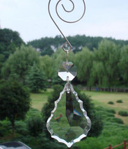 10Pcs Crystal Prism Clear Lamp Chandelier Hanging Link  Wedding XMAS Decoration - £11.34 GBP