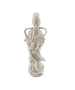 Homco Figurine Asian Lady With Lotus Flower White Porcelain Goddess Of M... - £11.70 GBP