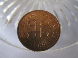 (FC-195) 1969 Finland: 1 Penni - $1.75