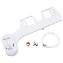 vidaXL White Bidet Toilet Seat Attachment Single Nozzle Universal Fit Easy - $101.49