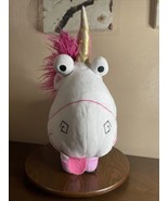 DESPICABLE ME 2 MINIONS FLUFFY UNICORN PILLOW PLUSH TOY 16&quot; X 14&quot; - €8,91 EUR