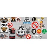 21 Humorous Hard Had Decals - Collection 4 - FREE SHIP - American Made - £7.75 GBP
