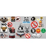 21 Humorous Hard Had Decals - Collection 4 - FREE SHIP - American Made - $187.21 MXN