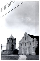 One of the oldest churches in the country Philippines 1945 RPPC Postcard Repro - £7.74 GBP