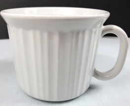 Corningware French White Stoneware 20 Oz COFFEE/TEA/SOUP Mug No Lid B65-7 - £6.38 GBP