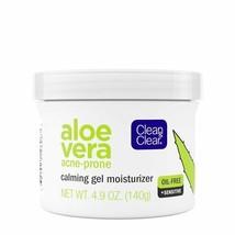 Clean &amp; Clear Aloe Vera Calming Gel Acne Facial Moisturizer, 4.9 oz.. - £20.69 GBP