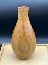 Spalted Maple Woodturned Bud Vase Wood from the Adirondacks Handmade USA... - £52.89 GBP