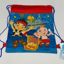 Disney Junior Jake Sling Tote Drawstring Backpack Sports Treat Bag Girls boys - £6.20 GBP