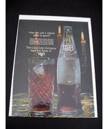 Vintage Tab Diet Soft Drink Color Advertisement - 1960&#39;s Tab Diet Soda C... - $17.81 CAD