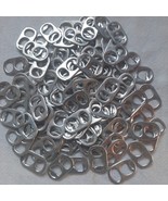 200 Aluminum Can Pull Tabs for Crafts (2-hole rounded) - Soda Tabs, Pop ... - $9.50