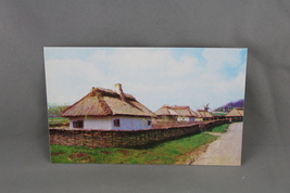 Vintage Postcard - Kyiv Museum of Folk Architecture Village Street Cherkasy - £15.16 GBP