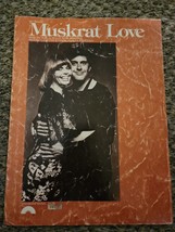 &quot;MUSKRAT LOVE-CAPTAIN &amp; TENNILLE&quot; PIANO/V/GUITAR CHORDS SHEET MUSIC 1971 - £4.64 GBP