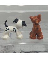 Lego Duplo Animal Figures Lot of 2 Cat Dog  - £9.28 GBP