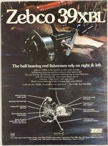 1976 Print Ad Zebco 39XBL Fishing Reels Brunswick Tulsa,Oklahoma - £13.61 GBP