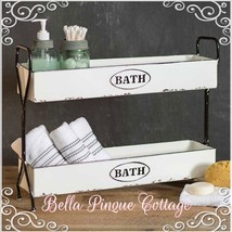 Cottage Chic Two~Tier Bath Caddy - £39.95 GBP