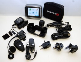 TomTom RIDER 2 2nd GPS Motorcycle w/ZK Bike Set US/Canada/Europe Map Software - £135.25 GBP