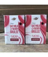 (2) Dove OAT MILK &amp; BERRY BRULEE Moisturizing Plant Milk Cleansing Bar-5... - $20.50 CAD