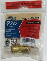 Blue Hawk 0471165 P2C PF X FPT Connection FNPT Adapter Brass - £7.07 GBP