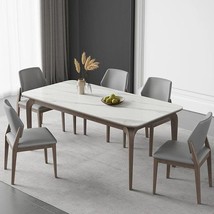 Luxury Minimalist Modern Dining Table Set for Home and Conference - $2,865.99
