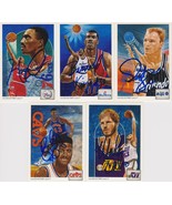 NBA Legends Signed Lot of (5) Trading Cards - Hawkins, King, Skiles - $274.17 MXN