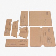 CraftEase Leather Wallet Template: DIY Acrylic Pattern for Handcrafted B... - $1,188.39 MXN