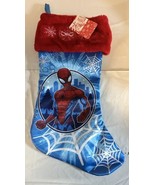 Marvel Spiderman Holiday Christmas Stocking  16”  New - $10.90
