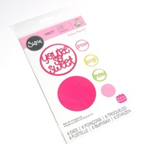 NEW - Sizzix Thinlits &quot;Word Circles&#39;&#39; Metal Die 661577 - £10.08 GBP