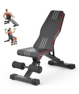 Adjustable Foldable 660LB Weight Bench, Lifting Sit-up Multi-use Workout... - $3,367.10 MXN