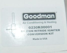 Goodman Air Conditioning Heating  Silicon Nitride Igniter Conversion Kit image 5