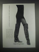1990 Bloomingdale&#39;s Yves Saint Laurent Boot Ad - A luxury high rise - £14.60 GBP