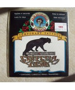 Vintage Grateful Dead Temporary Tattoos - Panther - UNOPENED + UNUSED CO... - $18.04 CAD