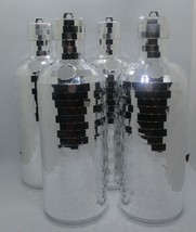 Set of Four NEW Absolute Vodka Disco Ball Bottle Cover Fold Out Cover - £38.88 GBP