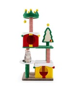 Christmas Cat Tree Cat Tower for Indoor Cats with Scratching Posts and C... - $2,479.65 MXN