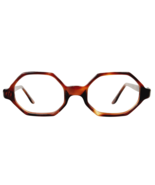 1940s Victory USA Vintage Eyeglasses Square Tortoise Brown Plastic 42-19... - £55.08 GBP