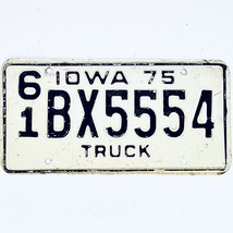 1975 United States Iowa Madison County Truck License Plate 61 BX5554 - $18.80