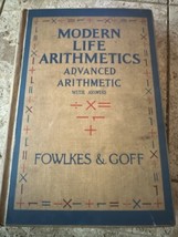 Modern Life Arithmetics Book Two with Answers by Fowlkes &amp; Goff (March 1929) - £25.71 GBP