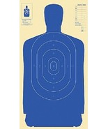 B34 Silhouette Targets - Blue Targets, Pack of 50 - €21,65 EUR