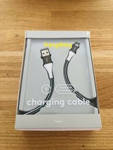 heyday Braided Cable, for Android, 6 ft USB-A to micro USB cable, Black - $6.95