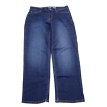 Calvin Klein Jeans Womens 6 29 x 26 Blue Capris Pants Denim Mid Rise Str... - £19.32 GBP
