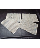 Pier 1 Cotton Jute Blend Set of 4 NEW Placemats - $44.88