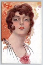 Lovely Lady Art Nouveau Glamour Girl Art Postcard B36 - $13.95