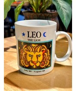 Vintage Papel Leo The Lion Astrology Coffee Mug Chocolate Cocoa Tea Birt... - $269.17 MXN