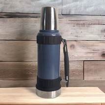 Thermos Work Series Bottle - Insulated Gun Metal Blue 40 oz Thermax #2520 - $13.52