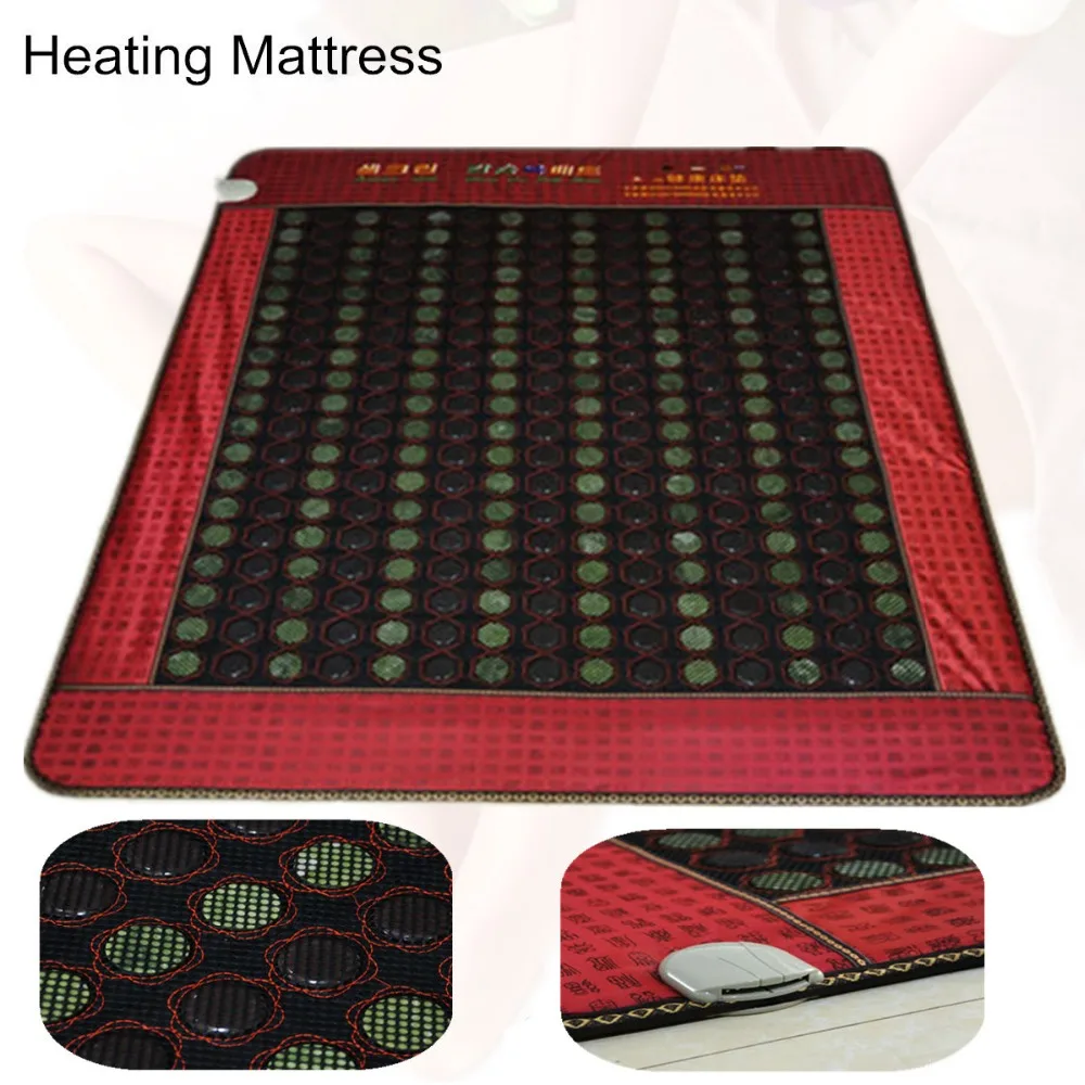 Physical Therapy Heated Health Care Cushion Natural Tourmaline Mat Heated Jade - £305.55 GBP+
