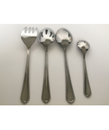 Hampton Silversmiths Portrait Serving Set 4 Meat Fork Sugar Shell Spoon ... - £15.97 GBP