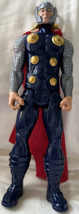 Marvel Avengers Titan Hero Series Thor 12 Inch Action Figure No Hammer 2013 - £7.12 GBP