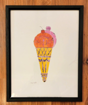 2004 Mc Graw Group Andy Warhol Framed Print Ice Cream Dessert From 1959 Painting - £25.42 GBP