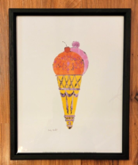 2004 McGraw Group ANDY WARHOL Framed Print ICE CREAM DESSERT From 1959 P... - £26.86 GBP